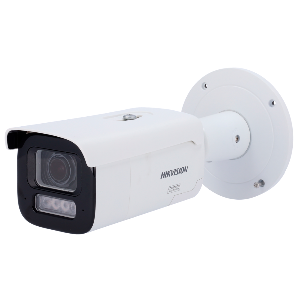 [DS-2CD2687G3-LIZSY(2.8-12mm)] (DS-2CD2687G3-LIZSY(2.8-12mm)) Caméra IP Bullet gamme PRO ColorVu3.0 Hikvision - Résolution 8 MPx | PoE IEEE802.3at - ColorVu3.0: image en couleurs HIKAI-ISP F1.2 1/1.8" - Objectif motorisé 2.8 - 12 mm - AcuSense3.0 | Lumière hybride jusqu'à 60m -  Alarmes 1/1  | IP67 | IK10 | NEMA 4X