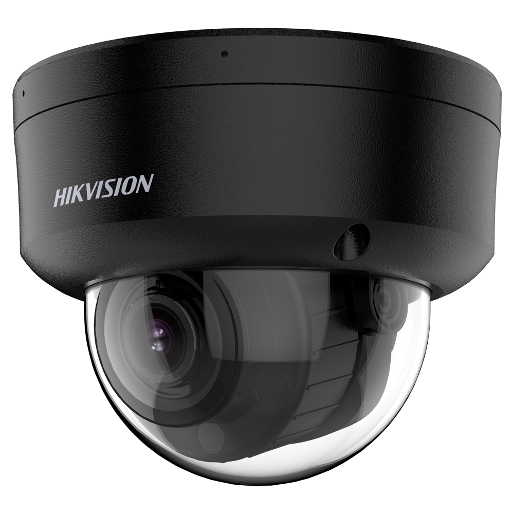 [DS-2CD2743G2-LIZS2U(2.8-12mm)/BLACK] (DS-2CD2743G2-LIZS2U(2.8-12mm)/BLACK) Hikvision - Cámara Domo IP gama PRO - Resolución 4 Megapíxel (2688x1520) - Lente 2.8~12 mm | MicroSD | IP67, IK10 - Luz híbrida alcance 40 m | Micrófono en array - AcuSense | MD 2.0 | Alarmas | Audio | PoE