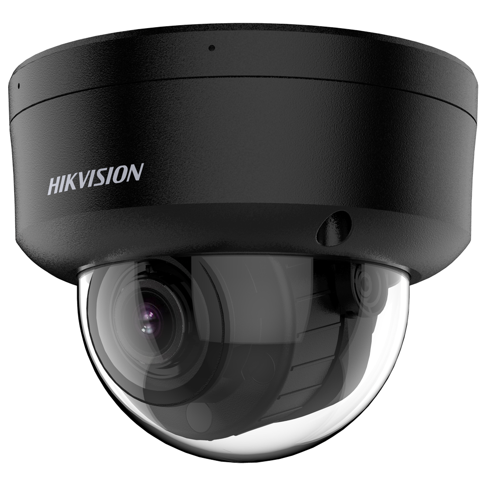[DS-2CD2783G2-LIZS2U(2.8-12mm)/BLACK] (DS-2CD2783G2-LIZS2U(2.8-12mm)/BLACK) Hikvision - Cámara Domo IP gama PRO - Resolución 8 Megapíxel (3840x2160) - Lente 2.8~12 mm | MicroSD | IP67, IK10 - Luz híbrida alcance 40 m | Micrófono en array - AcuSense | MD 2.0 | Alarmas | Audio | PoE