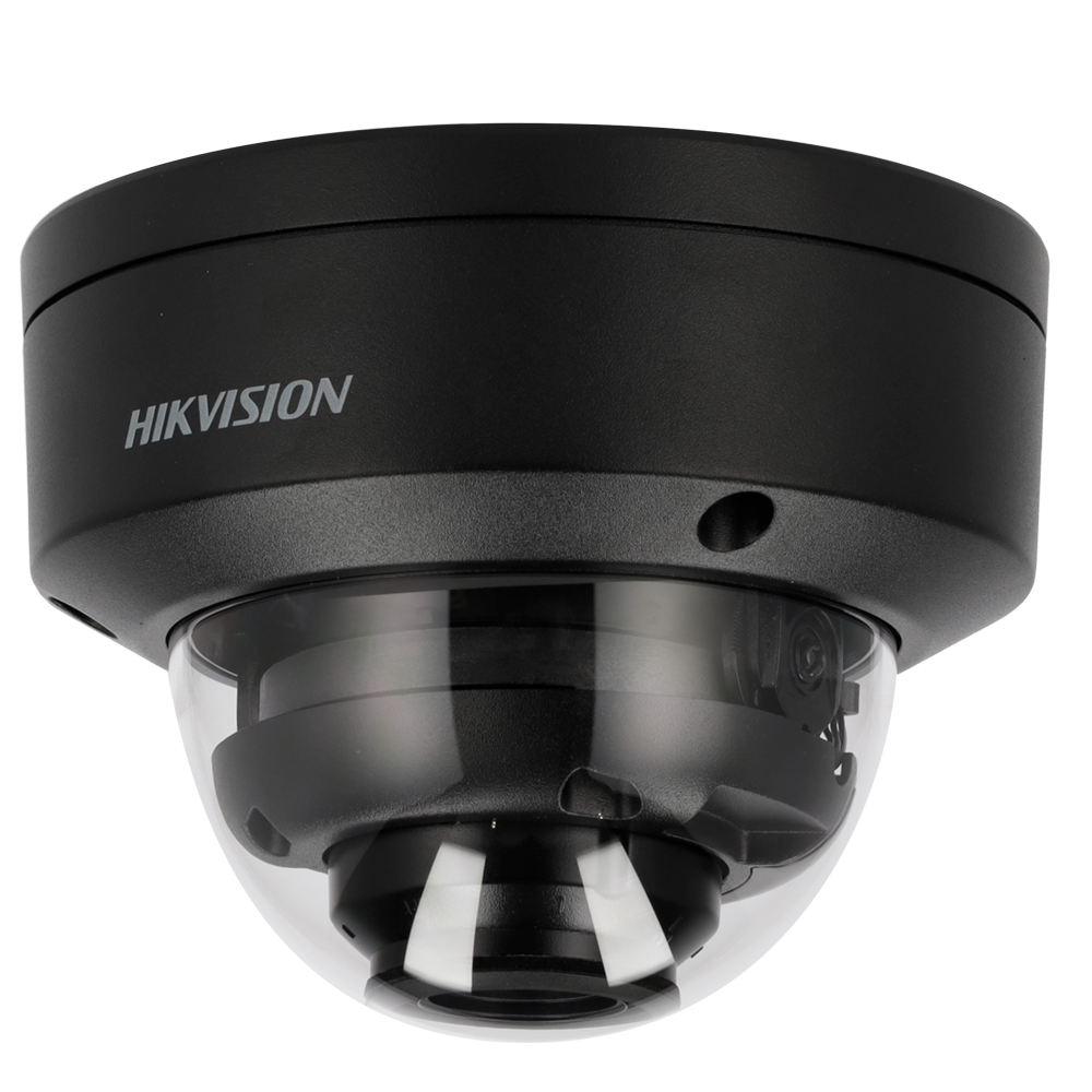 (DS-2CD2786G2HT-IZS(2.8-12)/eF//BLK) Hikvision - Caméra dôme IP gamme PRO - Résolution 8 MPx | Powered by DarkFighter - Objectif 2.8~12 mm | PoE | Alarmes | Audio | Noir - Portée IR 40 m | détection de mouvement 2.0 - AcuSense | Reconnaissance faciale | IP67, IK10