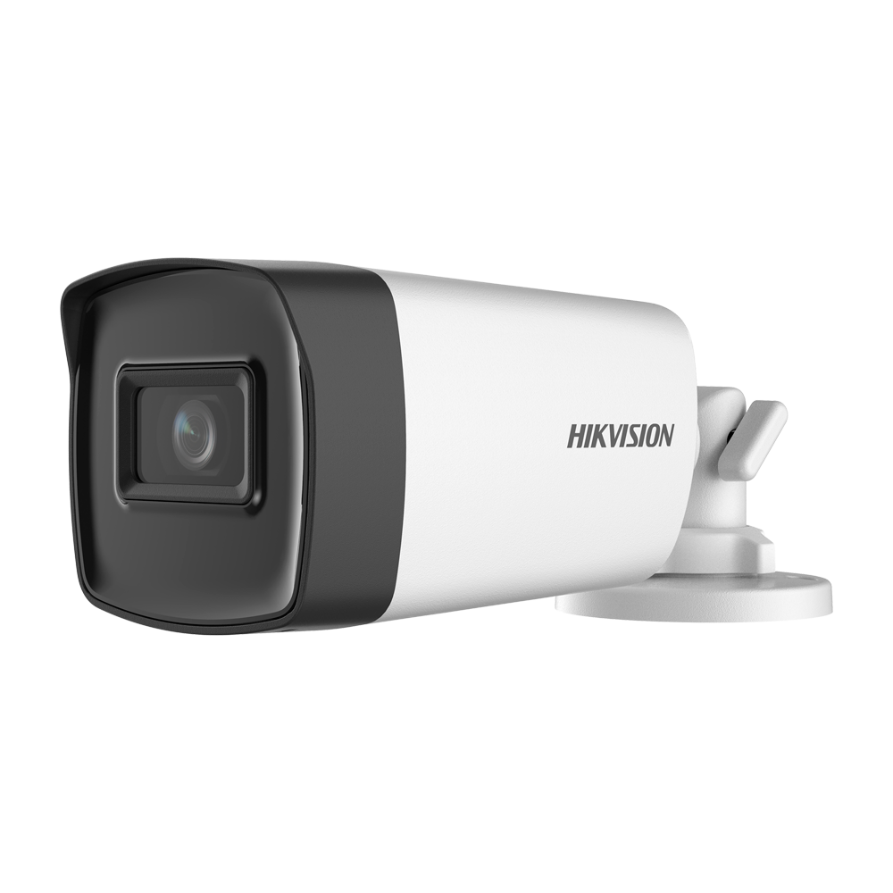 (DS-2CE17H0T-IT3F(2.8mm)(C)) Hikvision - Caméra Bullet 4en1 Gamme Value - Résolution 5 Mégapixel (2560x1944) - Objectif 2.8 mm - IR Portée 40 m - Étanche IP67