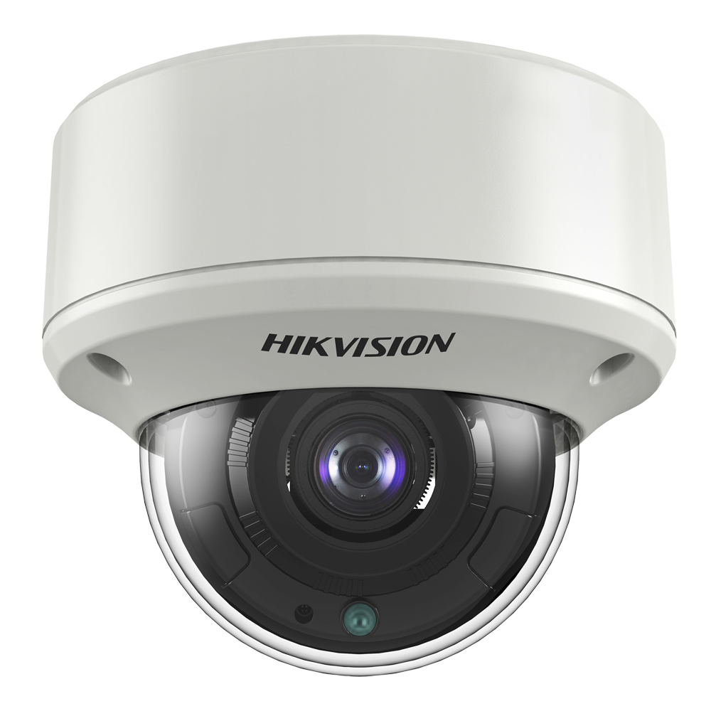 (DS-2CE59H8T-AVPIT3ZF(2.7-13.5mm)) Hikvision - Caméra dôme 4en1 Gamme PRO - Résolution 5 Mégapixel (2560x1944) - Objectif varifocal motorisé 2.7~13.5 mm Autofocus - Smart EXIR portée IR 60 m | Ultra Low Light - Étanche IP67, anti-vandale IK10