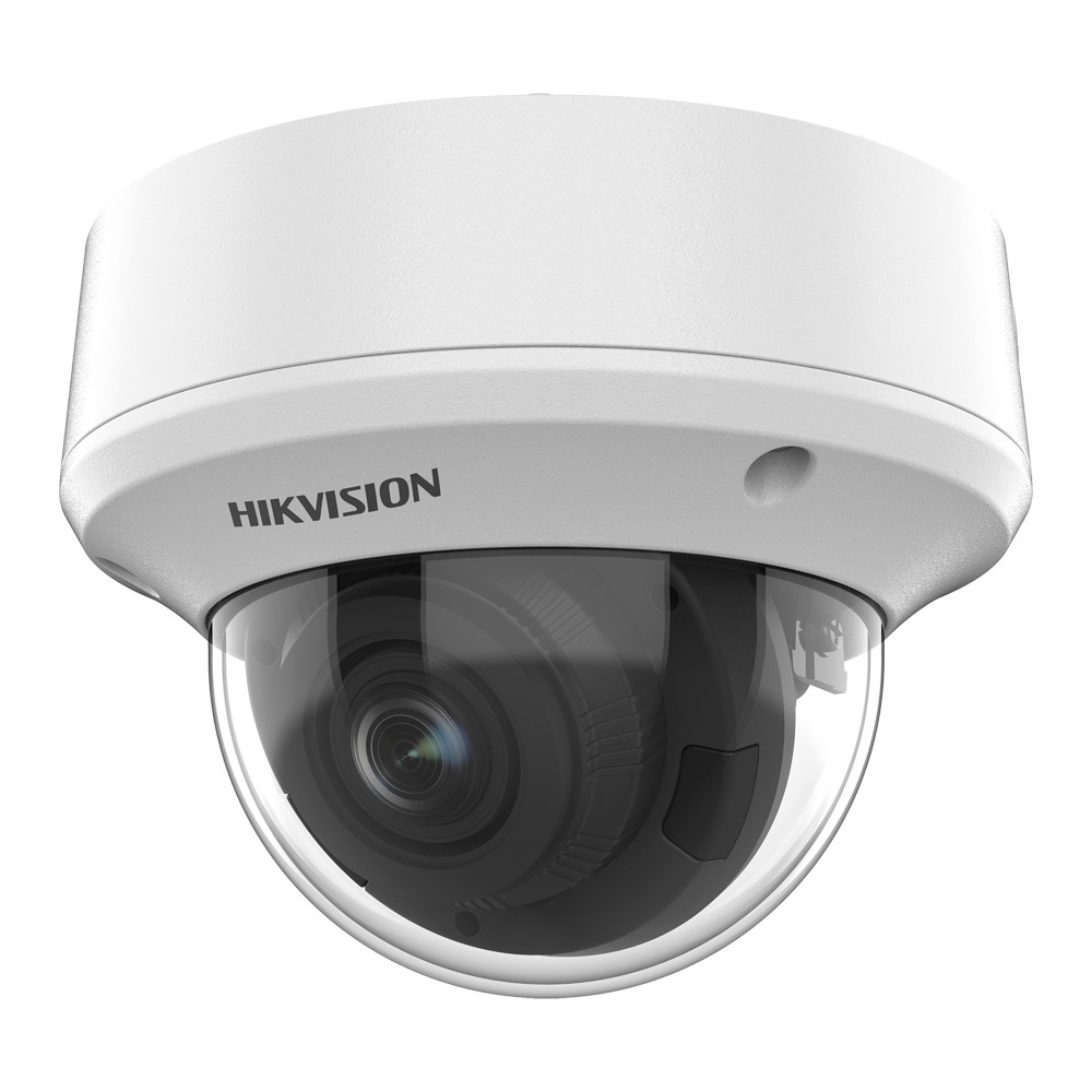 [DS-2CE5AH0T-AVPIT3ZF/2.7-13.5mm/C] (DS-2CE5AH0T-AVPIT3ZF/2.7-13.5mm/C) Hikvision - Caméra dôme 4en1 Gamme Value - Résolution 5 Mégapixel (2560x1944) - Obj varifocal motorisé 2.7~13.5 mm - Smart IR Portée 40 m - Étanche IP67, anti-vandale IK10