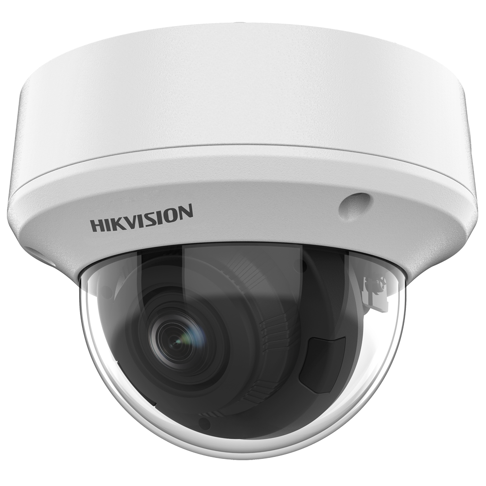 [DS-2CE5AU1T-AVPIT3ZF(2.7-13.5mm)] (DS-2CE5AU1T-AVPIT3ZF(2.7-13.5mm)) Hikvision - Caméra dôme 4en1 Gamme Value - Résolution 8 Mégapixel (3840x2160) - Obj varifocal motorisé 2.7~13.5 mm - IR portée 60 m - Étanche IP67, anti-vandale IK10