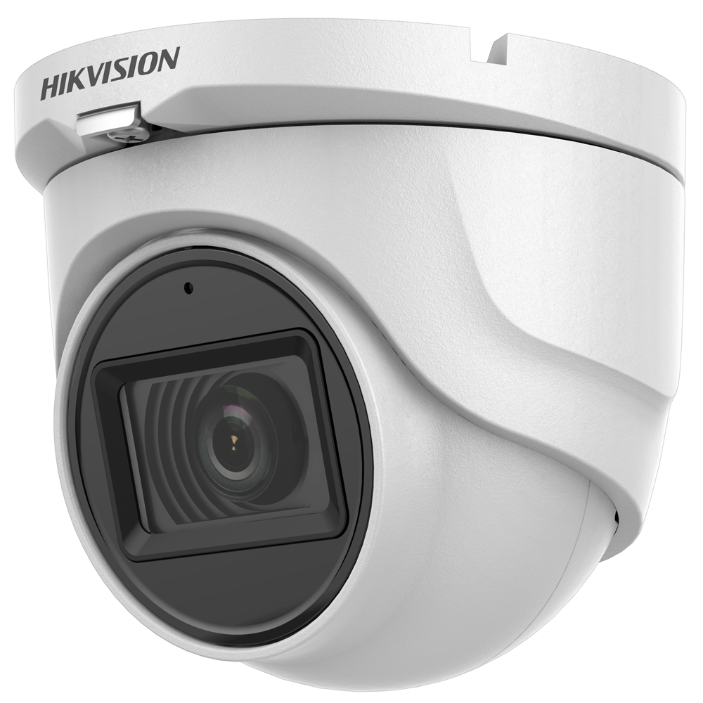 (DS-2CE76D0T-ITMFS(2.8mm)) Hikvision - Caméra Turret 4en1 Gamme VALUE  - Résolution 1080p, CMOS haute performance - Objectif 2.8 mm | Portée IR 30 m - Audio par câble coaxial | Microphone intégré - Étanche IP67
