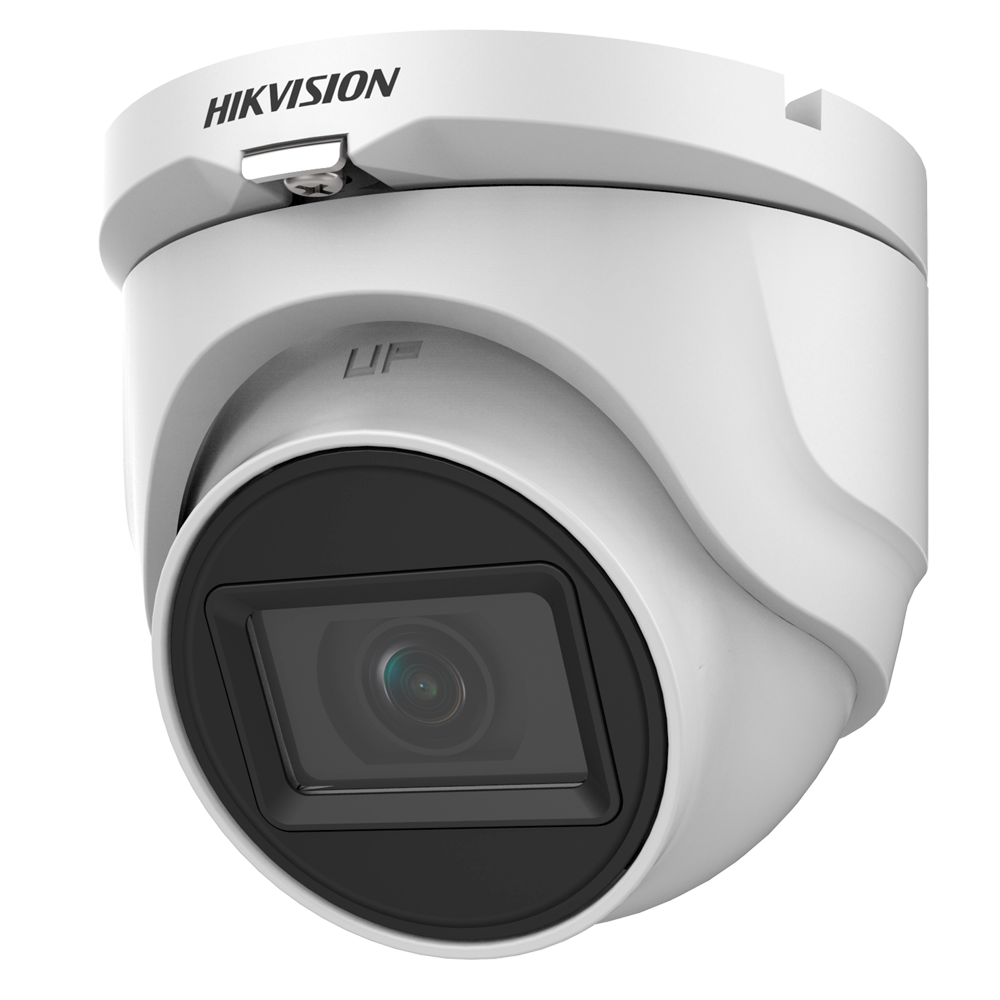 [DS-2CE76H0T-ITMF(2.4mm)(C)] (DS-2CE76H0T-ITMF(2.4mm)(C)) Hikvision - Caméra dôme 4en1 Gamme VALUE  - Résolution 5 Mégapixel (2560x1944) - Objectif 2.4 mm - EXIR IR portée 30 m - Étanche IP67