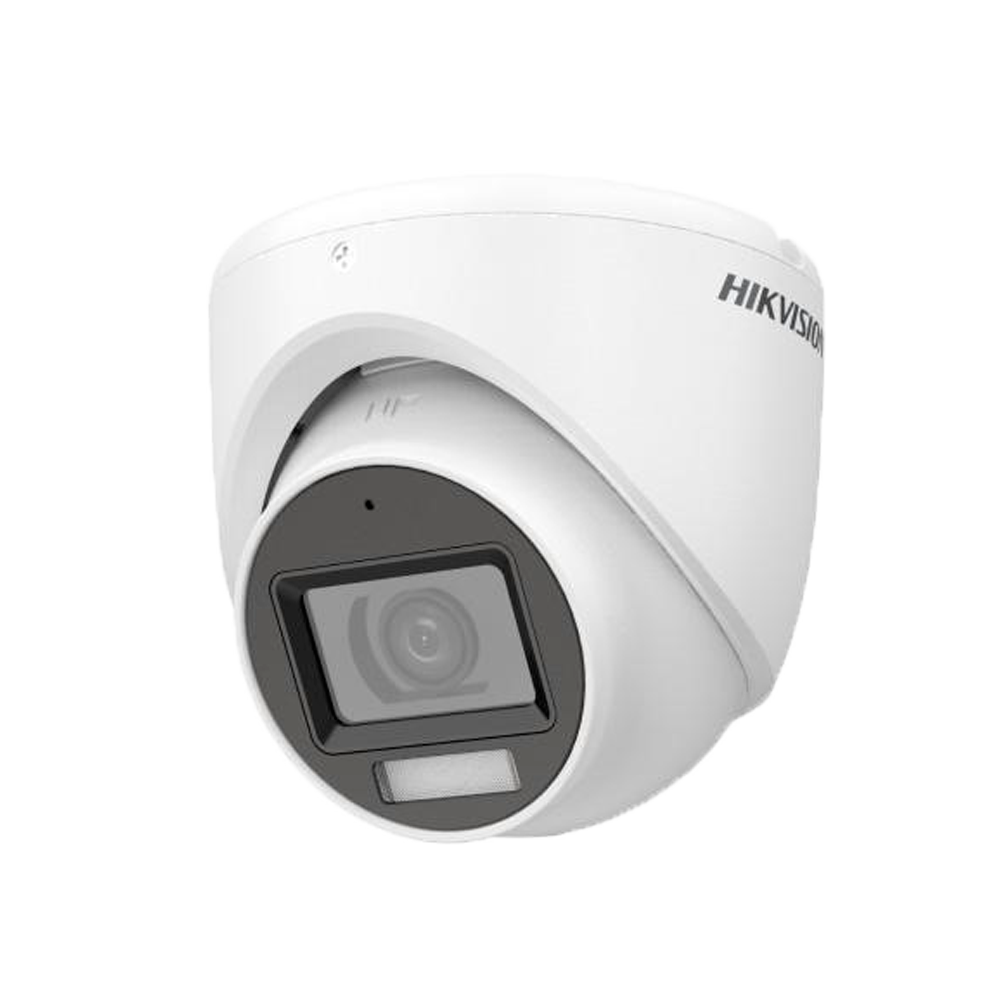 [DS-2CE76K0T-LMFS(2.8mm)] (DS-2CE76K0T-LMFS(2.8mm)) Hikvision - Caméra dôme 4en1 Gamme Value - Resolution 3K (2960x1665) - Objectif 2.8 mm | Étanche IP67 - Dual Light:  Smart IR 30 m et lumière blanche 20 m - Audio par câble coaxial | Microphone intégré