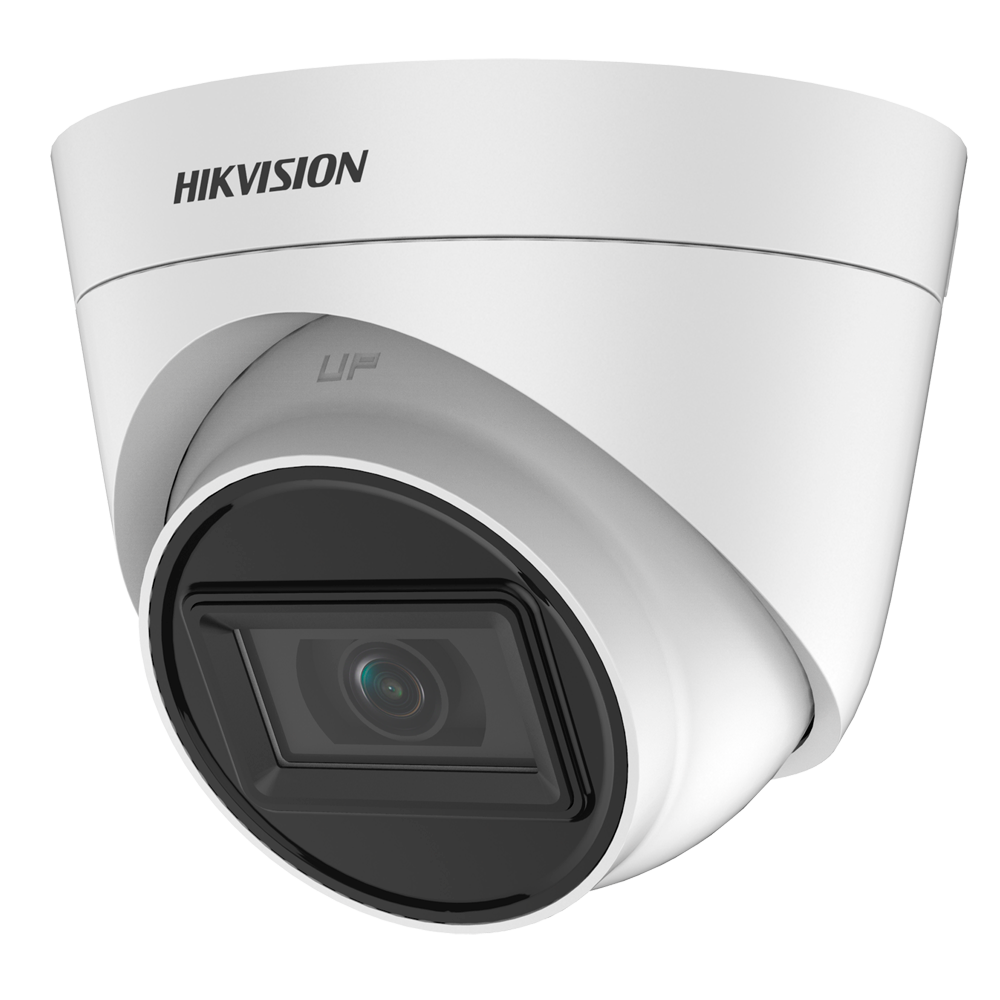[DS-2CE78H0T-IT3E(2.8mm)(C)] (DS-2CE78H0T-IT3E(2.8mm)(C)) Hikvision - Caméra dôme HDTVI Gamme Value - Résolution 5 Mégapixel (2560x1944) - Objectif 2.8 mm | portée IR Smart  40 m - Alimentation électrique PoC.af - Étanche IP67