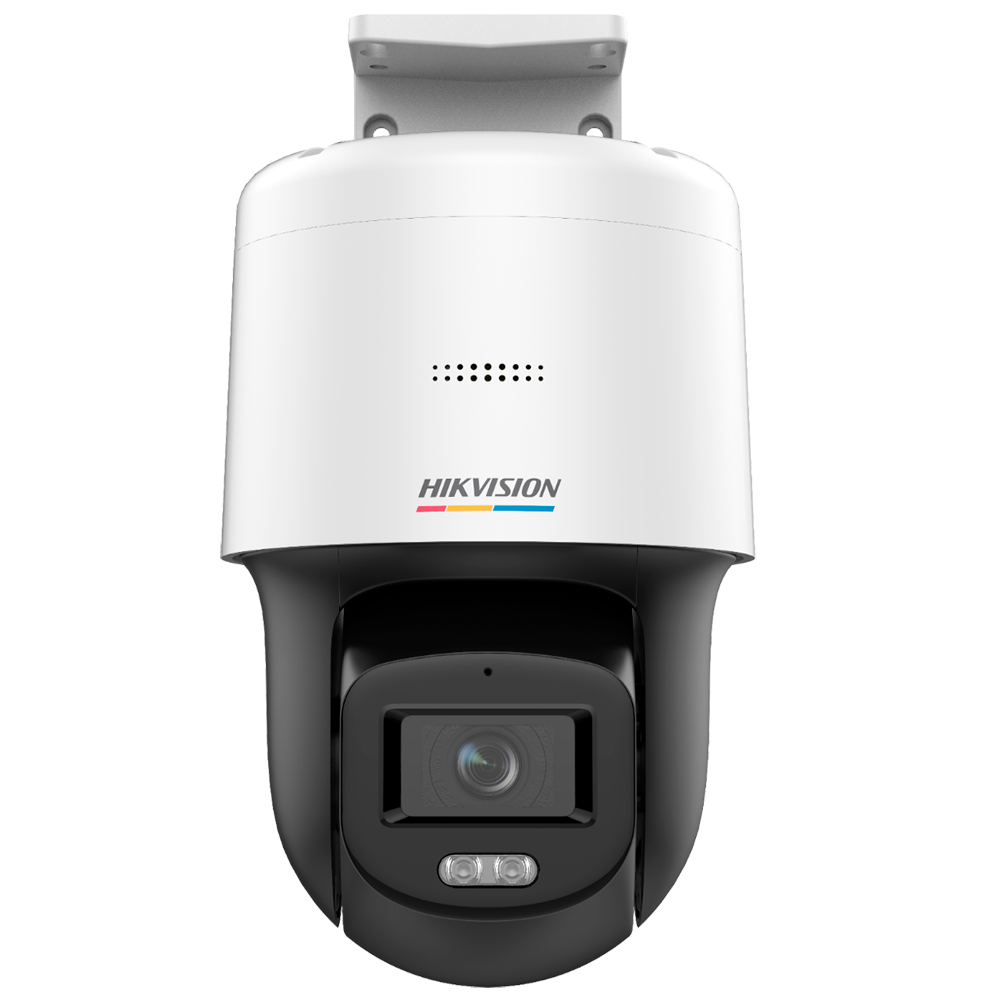 [DS-2DE2C400SCG-E(F0)] (DS-2DE2C400SCG-E(F0)) Dôme motorisé IP Hikvision - Gamme Value | microSD 256 Go - 4 MP | Objectif 2.8 mm | Panoramique et inclinaison - Lumière blanche 30 m | DWDR | ColorVu - PoE | IP66 | Microphone et haut-parleur intégrés - WEB, Software CMS, Smartphone et NVR