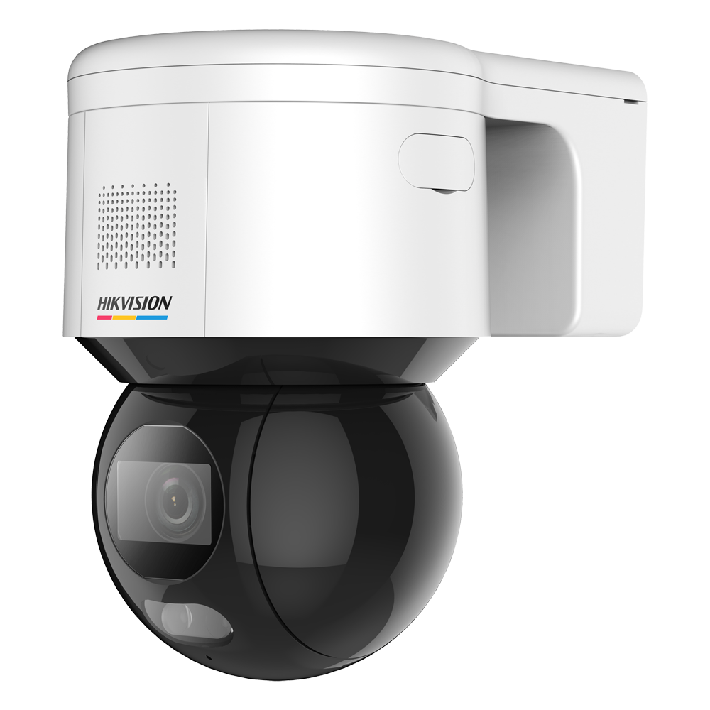 (DS-2DE3A400BW-DE(F1)(T5)) Dôme motorisé IP Hikvision - Gamme Value - 4 MP | Objectif 4.0 mm | Enregistrement de visage - Lumière blanche 30 m : WDR 120 dB : AcuSense - PoE | H.265+| IP67 | Microphone et haut-parleur - WEB, Software CMS, Smartphone et NVR