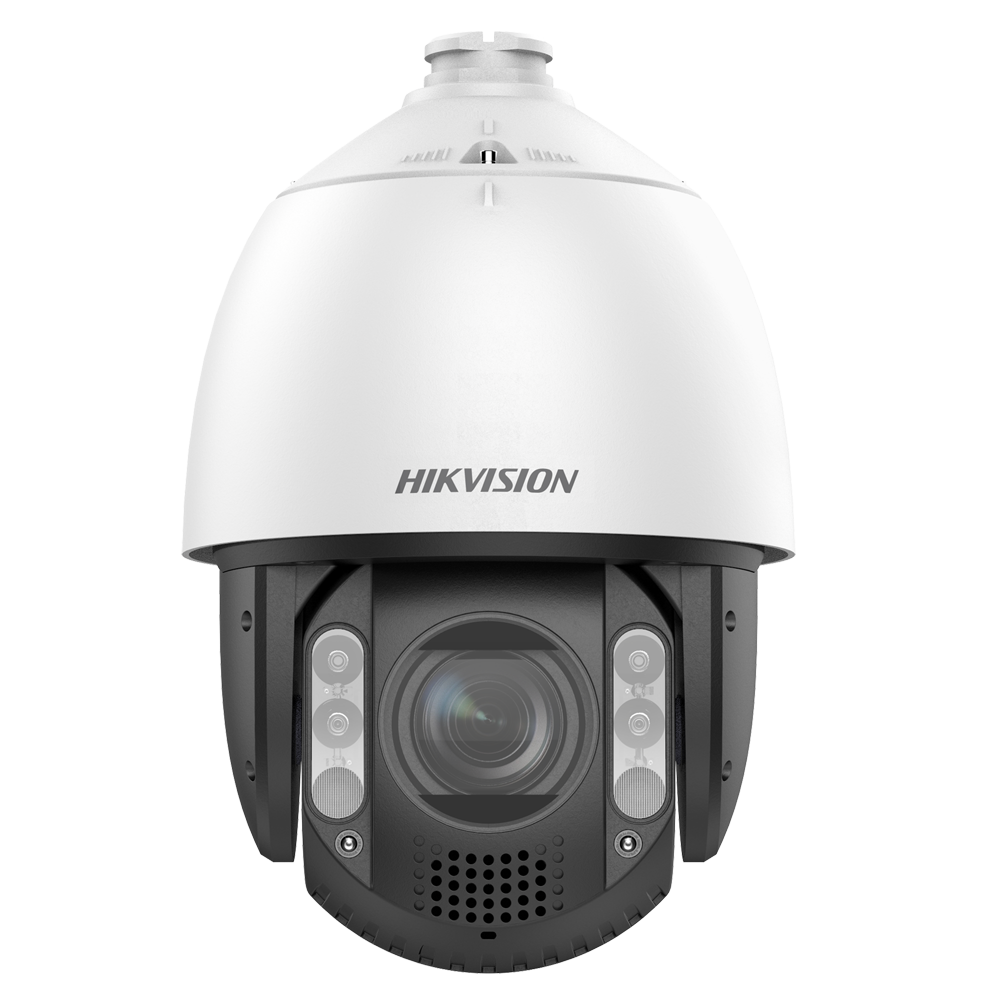 (DS-2DE7A412MCG-EB) Hikvision Cámara motorizada IP gama PRO - 4 MP | Lente 6.7 ~ 80.4 mm | Zoom 12X - IR 200 m | Luz híbrida | Luz blanca 150 m - Hi-PoE | Alarmas | Audio | Altavoz  - IP66 | IK10 | microSD 256 GB - AcuSense | Face Capture | ColorVu