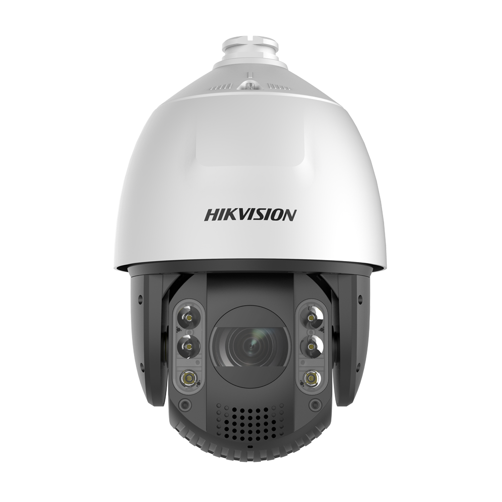 (DS-2DE7A812MCG-EB) Hikvision - Caméra IP motorisée gamme PRO - Résolution 8 MPx - Objectif 6.7~80.4mm (12X) | Audio | Alarme | Hi-PoE - IR 150 m | Lumière blanche 100 m - AcuSense | Capture de visage