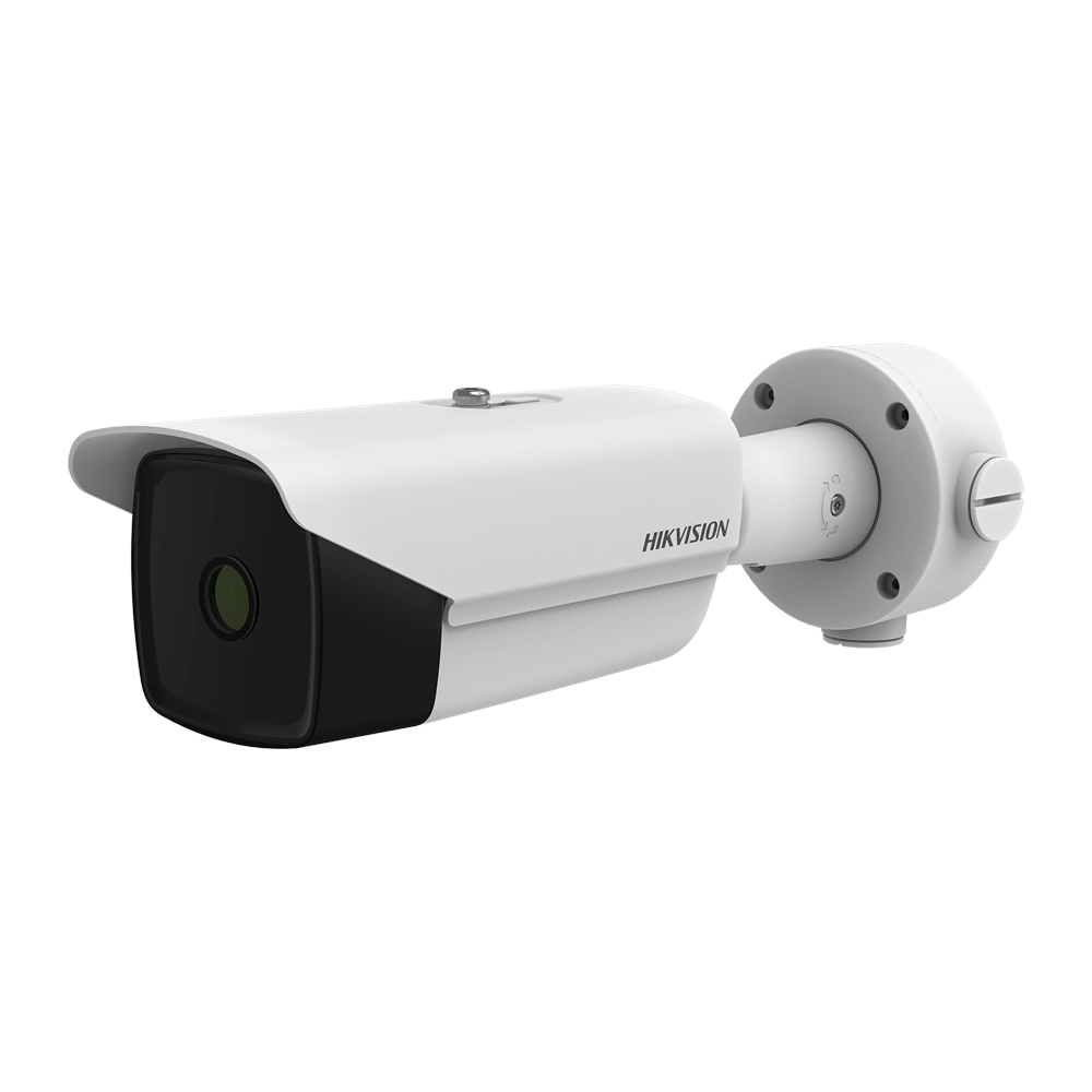 (DS-2TD2138-15/QY(B)) Caméra thermique IP Hikvision Gamme PRO - Capteur thermique 384x288 VOx | Objectif 15 mm - Sensibilité thermique ≤ 35 mK - Détection et alarme incendie préventive - Intervalle de mesure temp -20~150ºC / ± 8ºC - IP67 | IK10 | Anti-corrosion