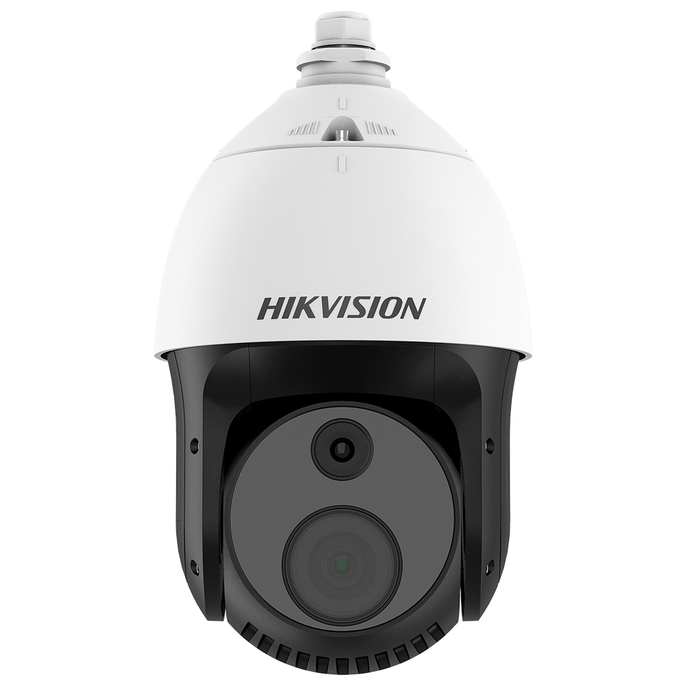 (DS-2TD4228T-7/S2) Speed dôme thermique Dual IP Hikvision PRO - Capteur thermique 256x192 VOx | Objectif 7 mm - Capteur optique 1/2.8” 4 Mpx | Objectif 4.8~153 mm - Sensibilité thermique ≤ 35mK | IP66 | Alarmes - Détection et alarme incendie préventive - Intervalle de mesure temp -20~550ºC / ± 2ºC