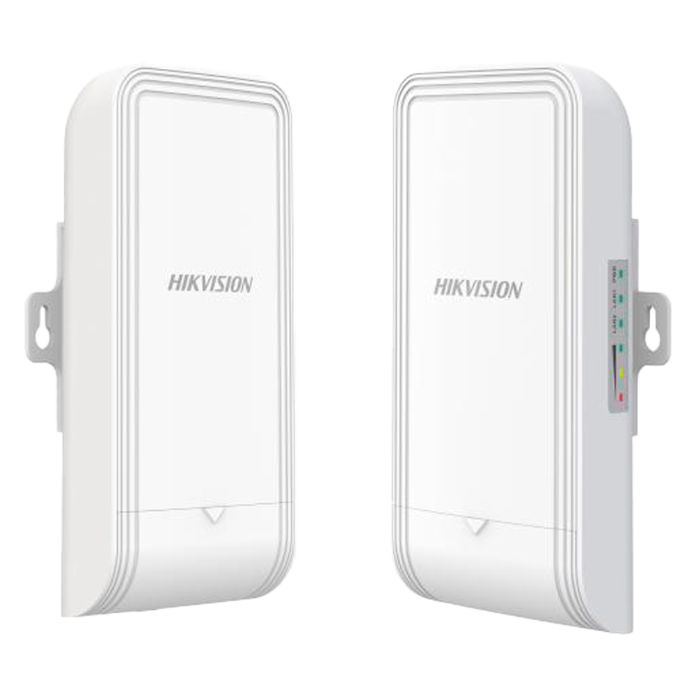 (DS-3WF0EC-2NT) Hikvision - Liaison sans fil jusqu'à 500 m - Fréquence 2,4 GHz 2,48 GHz - Basé sur 802.11 b/g/n - IP55, apte pour extérieurs - 2 unités couplées