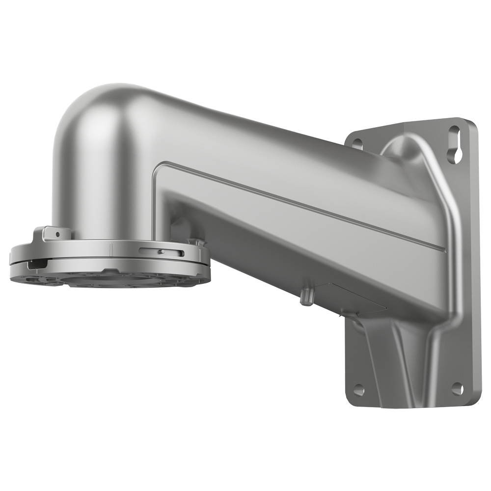 (DS-4603ZJ-PAAC) Support mural - Alliage d'aluminium - Poids 1.39 kg - 180 (H) x 97 (L) x 329 (Pr) mm - Adapté pour une utilisation extérieure - Couleur gris platine