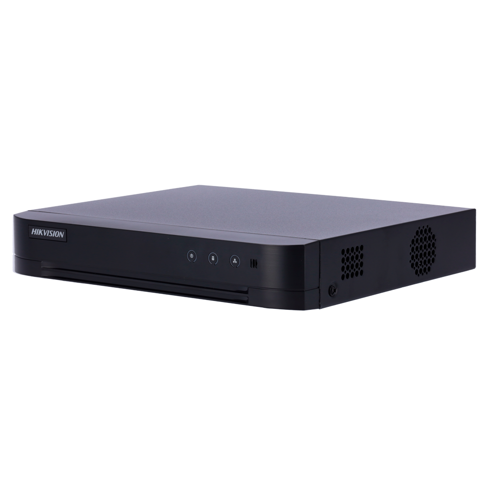 [DS-7204HGHI-M1(C)] (DS-7204HGHI-M1(C)) Hikvision DVR 5n1 - 4 CH HDTVI / HDCVI / AHD / CVBS - Jusqu'à 5 canaux IP - Résolution d'entrée maximale 1080p Lite - Détection de mouvement 2.0 sur tous les canaux - Prend en charge 1 disque dur jusqu'à 4 TB | Audio
