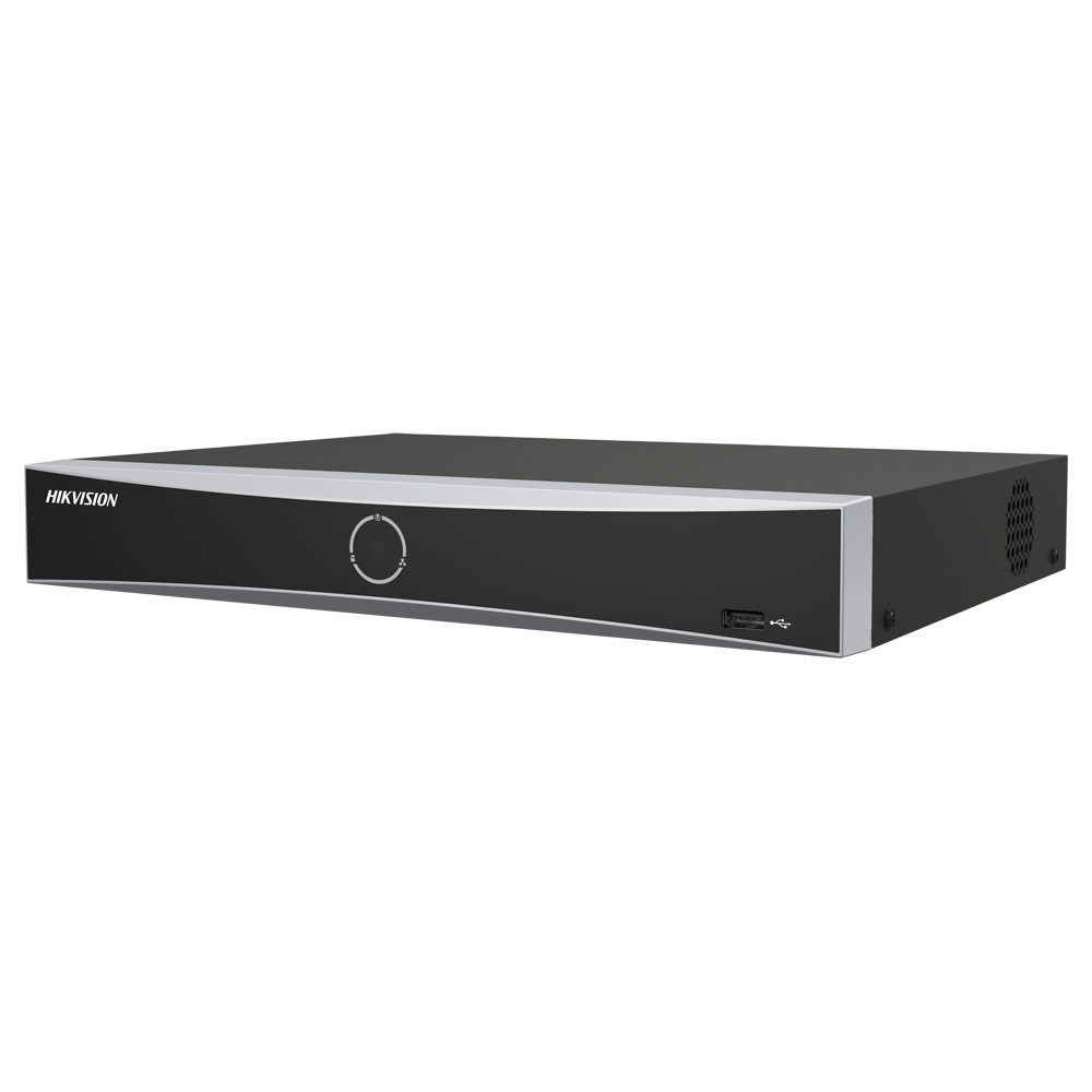 [DS-7608NXI-K1(D)] (DS-7608NXI-K1(D)) Enregistreur NVR 8 CH Gamme PRO Hikvision - Résolution maximale 12Mpx@2ch - Bande passante 80 Mbps - Audio | Prend en charge 1 disque dur - Détection de mouvement 2.0 | AcuSense - Reconnaissance faciale