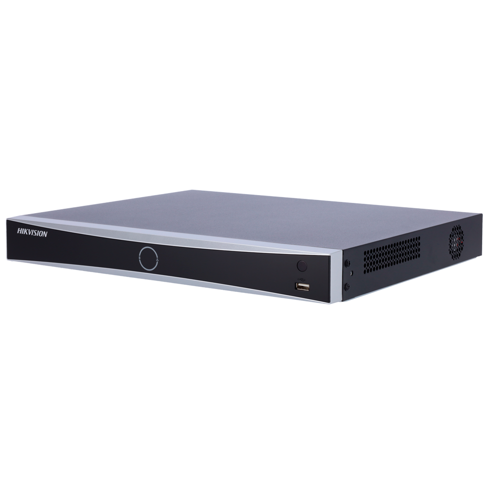 [DS-7608NXI-K2(D)] (DS-7608NXI-K2(D)) Hikvision NVR 8 CH IP gama PRO - Resolución máxima 12Mpx@2ch - Ancho de banda 80 Mbps - Admite 2 discos duros - Detección de movimiento 2.0  | Face Recognition - AcuSense | Alarmas | Audio