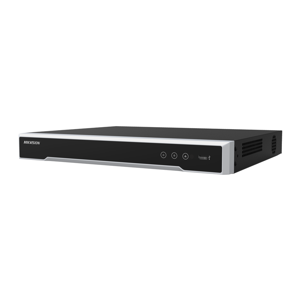 (DS-7616NI-Q2/16P(D)) Hikvision - Gamme PRO - Enregistreur NVR 16 canaux IP PoE 150 W - Résolution maximale 8Mpx@1ch - Bande passante 160 Mbps | Supporte 2 disques durs - Détection de mouvement 2.0 4 canaux