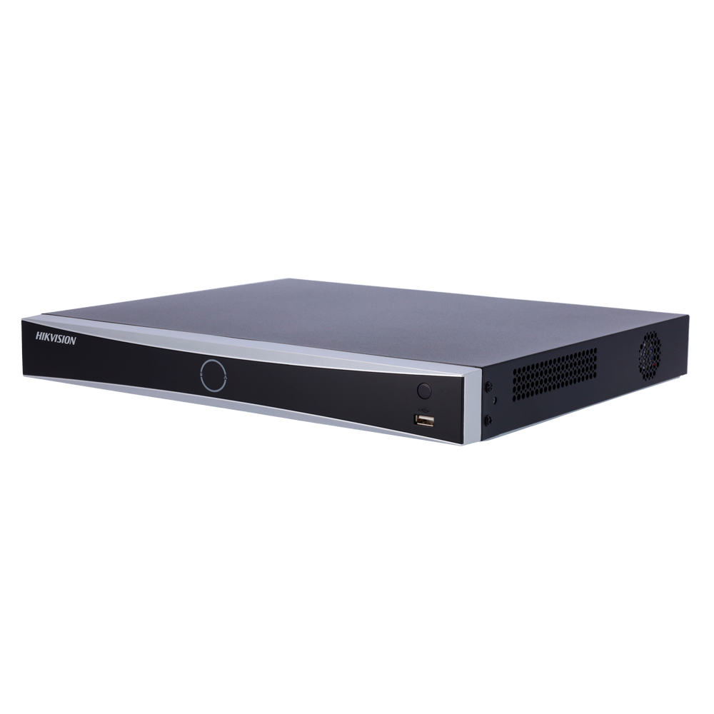 (DS-7616NXI-I2/VPro) Hikvision - Gama PRO - Grabador NVR 16 CH IP - Resolución máxima 32Mpx | Alarmas | AcuSense - Ancho de banda 192 Mbps | Admite 2 discos duros - AcuSeek, búsqueda basada en texto hasta en 16CH