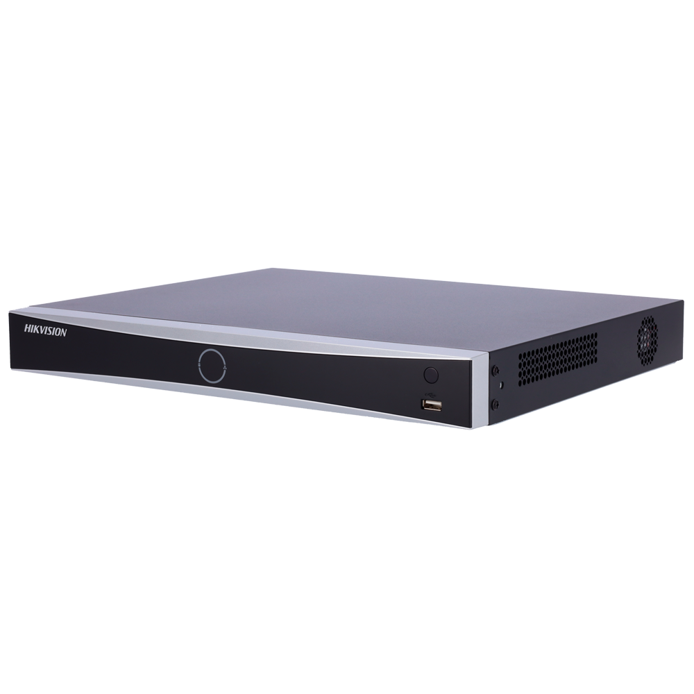[DS-7616NXI-K2(D)] (DS-7616NXI-K2(D)) Enregistreur NVR 16 CH IP Gamme PRO Hikvision - Résolution maximale 12Mpx@2ch - Bande passante 160 Mbps - Alarmes | Audio - AcuSense | 2 disque(s) dur(s) - Détection de mouvement 2.0 | Reconnaissance des visages