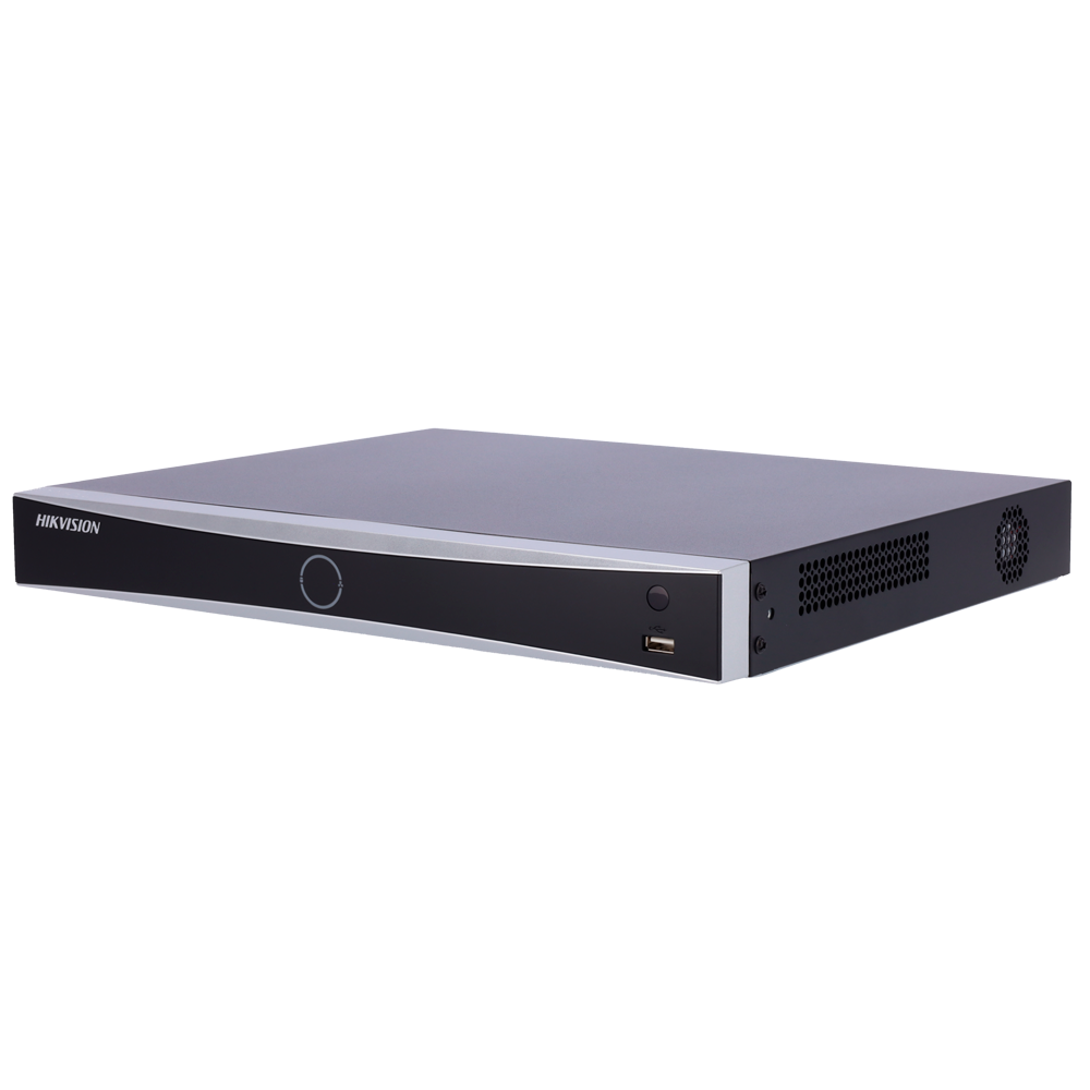 (DS-7632NXI-K2(D)) Enregistreur NVR 32 CH IP Gamme PRO Hikvision - Résolution maximale 12Mpx@2ch - Bande passante 256 Mbps - Alarmes | Audio - AcuSense | Prend en charge 2 disques durs - Détection de mouvement 2.0 | Reconnaissance des visages