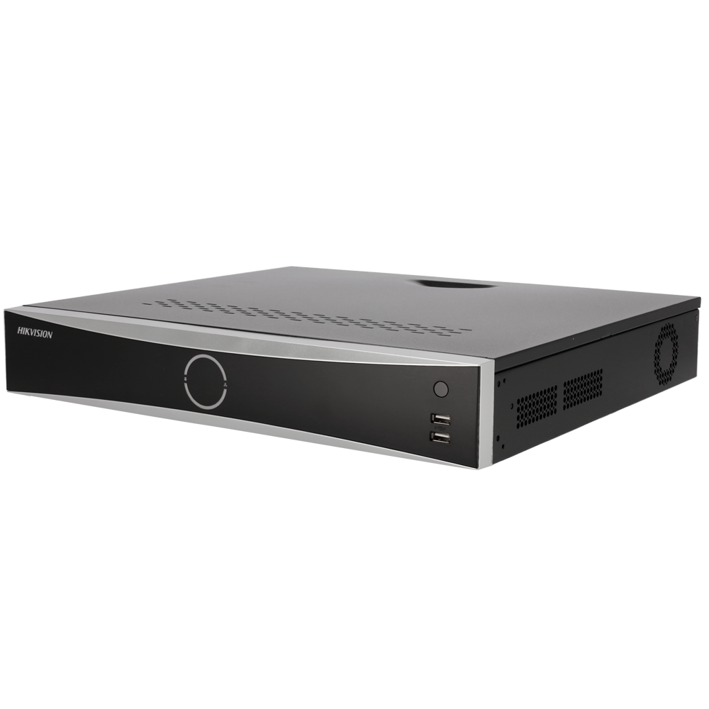 [DS-7732NXI-I4/16P/S(E)] (DS-7732NXI-I4/16P/S(E)) Hikvision - Gamme PRO - Enregistreur NVR 32CH IP | Switch 16CH PoE 200 W - Résolution maximale 32Mpx | Alarmes | AcuSense - Bande passante 256 Mbps | Supporte 4 disques durs - MD 2.0 | Reconnaissance des visages | ANPR