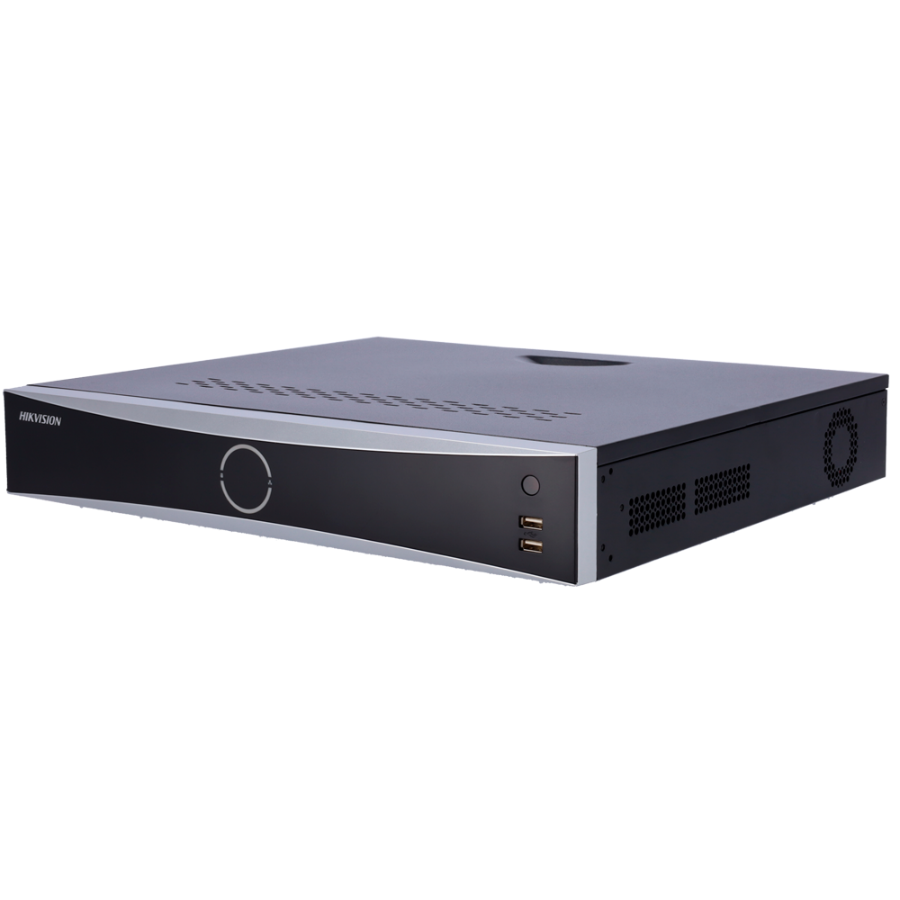 [DS-7732NXI-I4/S(E)] (DS-7732NXI-I4/S(E)) Hikvision - Gamme PRO - Enregistreur NVR 32CH IP - Résolution maximale 12Mpx | Alarmes 2 HDMI 4K - Bande passante 256 Mbps | Supporte 4 disques durs - MD 2.0 | Capture de visage 4 CH | AcuSense 4 CH