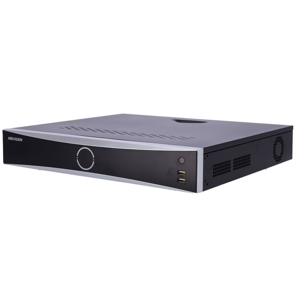 [DS-7732NXI-I4/VPro] (DS-7732NXI-I4/VPro) Hikvision - Gama PRO - Grabador NVR 32 CH IP - Resolución máxima 32Mpx | Alarmas | AcuSense - Ancho de banda 384 Mbps | Admite 4 discos duros - AcuSeek, búsqueda basada en texto hasta en 16CH
