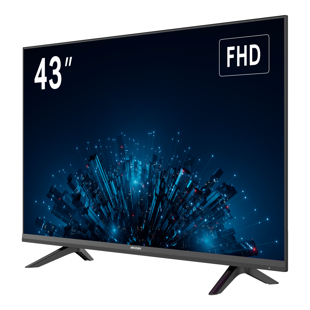 (DS-D5043F3-1V0S) Monitor D-LED 43" - Resolución FHD - Refresco 60 Hz - Contraste 4000:1 - Tiempo de respuesta 6,5 ms - Altavoces 2x10 W