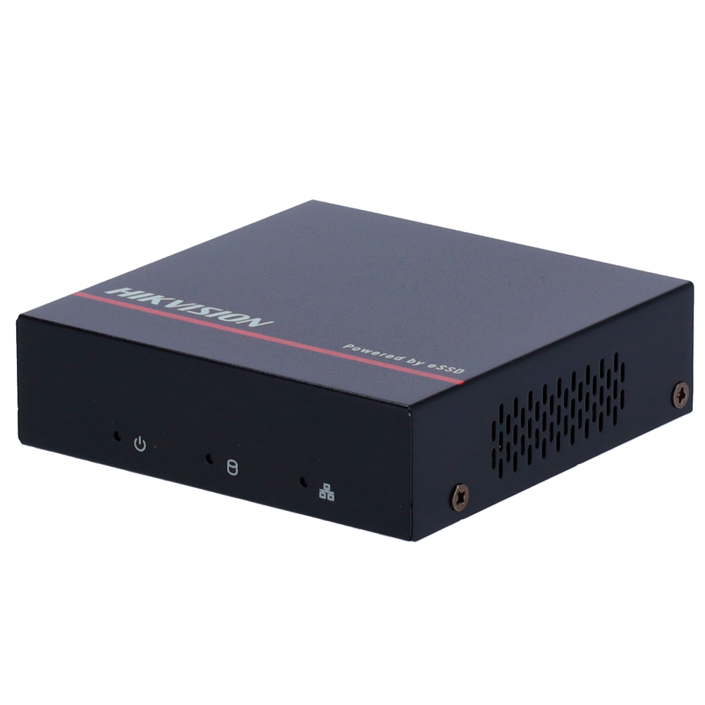 (DS-E04NI-Q1(SSD 1T)) Hikvision - Gamme VALUE - Enregistreur NVR pour caméra IP - 4 canaux vidéo / Résolution maximale 4 Mpx - Bande passante 40 Mbps - Prend en charge les 1 disques durs SSD (SSD 1 To inclus)