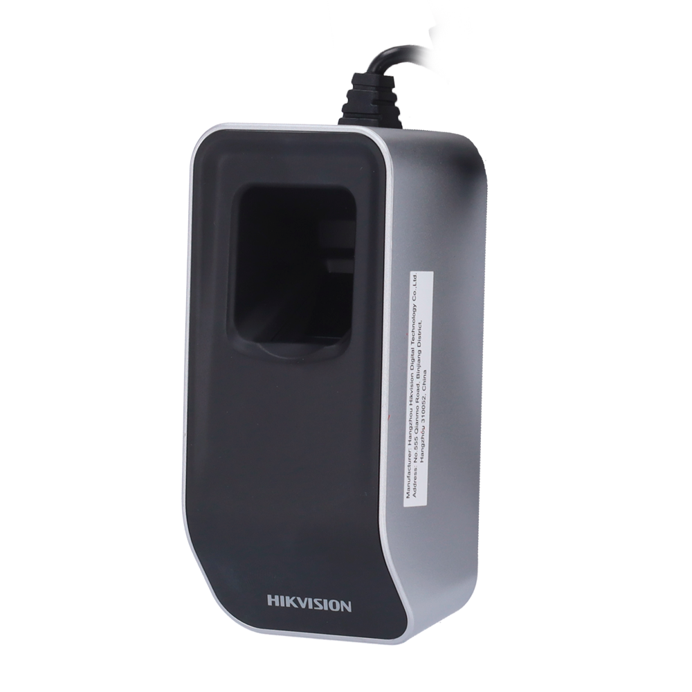 [DS-K1F820-F] (DS-K1F820-F) Lecteur biométrique USB - Empreintes digitales - Enregistrement sûr et fiable - Communication USB - Plug &amp; Play - Logiciel iVMS-4200