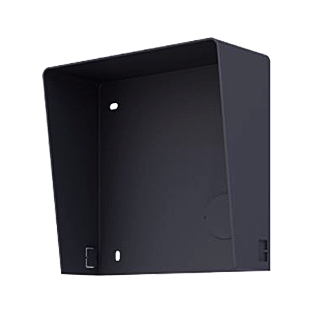 (DS-KABD8003-RS1) Boîte de registre de surface - Jusqu'à 1 module - Spécifique pour les portiers vidéo Hikvision - Compatible avec les modules Hikvision - Avec visière - Panel fabriqué en SECC