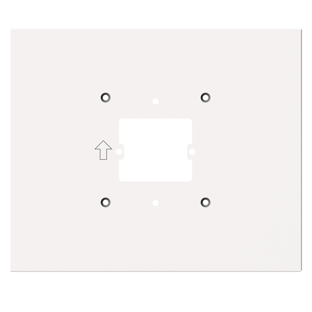 [DS-KABH7X00-S] (DS-KABH7X00-S) Soporte de superficie - Cubre las marcas de instalación anteriores - Específico para videoporteros Hikvision - Compatible con monitores DS-KH7x00 - Medidas: 200 (Al) x 240 (An) x 7 (Fo) mm - Fabricado en plástico