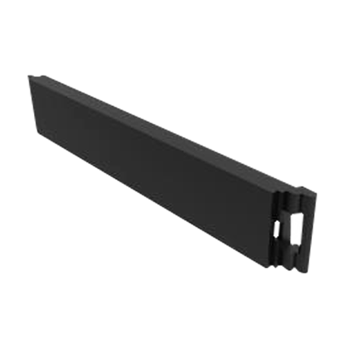 (DS-KD8003-KEYCOVER) Couverture aveugle - Cacher les boutons initulisé - Couleur noir - Discret et esthétique - Mesures: 14 (H) x 81 (L) x 4 (Pr) mm - Fabriqué en plastique