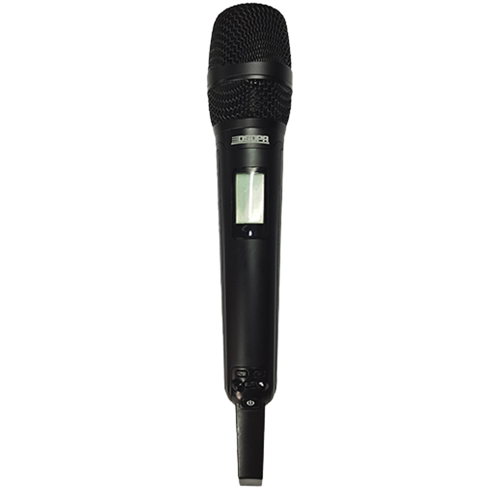 (DSPPA-D5811) Micrófono de mano - Inalámbrico - Antena integrada - Pantalla integrada - Compatible con receptor DSPPA-D5815
