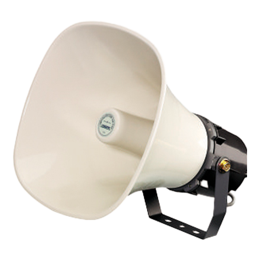 (DSPPA-DSP154H) Bocina impermeable - Apta para exterior - Alimentación 70V/100V - Soporte incluido - Sensibilidad 105dB - SPL máx. 117dB