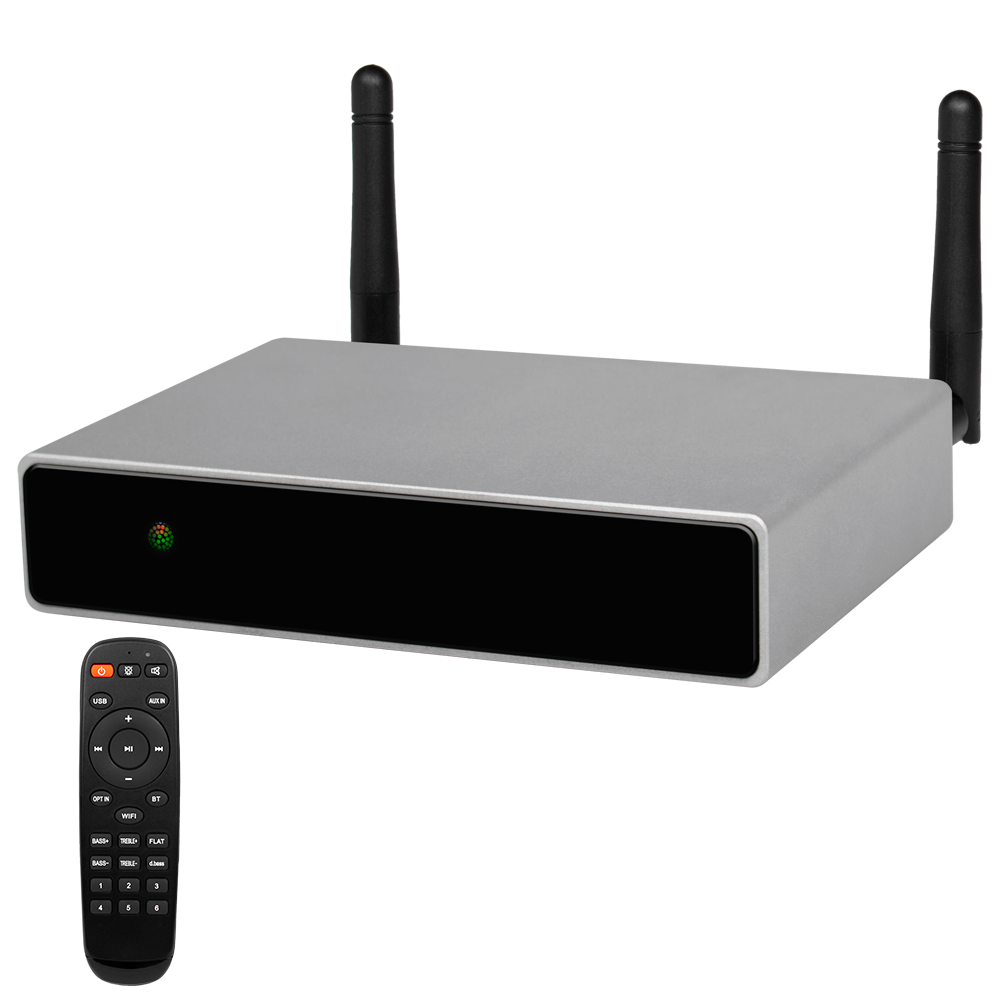 (DSPPA-DW0235) Amplificateur du lecteur - Sans Fils - 2 x 35W - Connexion Bluetooth - Lecture USB - Télécommande