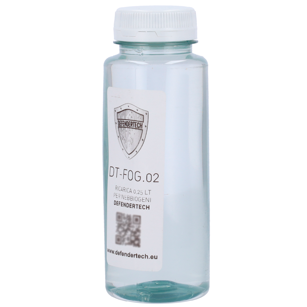 (DT-FOG02) Defendertech - Recharge liquide - 0.25L - Spécial pour le générateur de  100m3