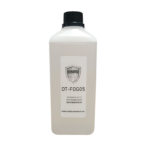 (DT-FOG05) Defendertech - Recharge liquide - 0.5L - Spécial pour 200m3 et 400m3