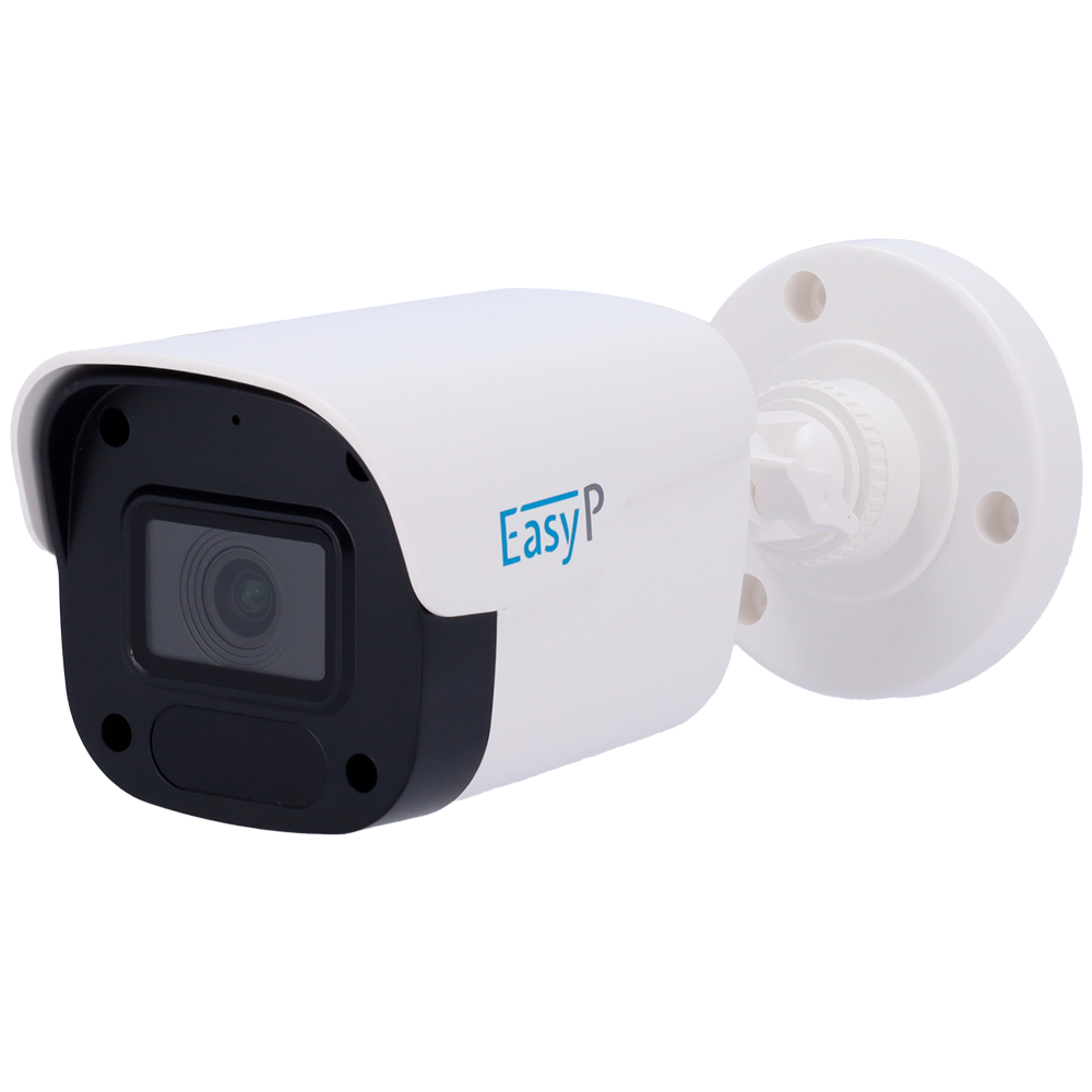 (EP-IPB110A-2) Caméra Bullet IP AI EASY-P - 2MP | Objectif 2.8 mm - IR 25 m | Mic - Installation Plug &amp; Play - Prise en charge de l'UMD et de la détection de mouvement 2.0 - IP66 | PoE | P2P