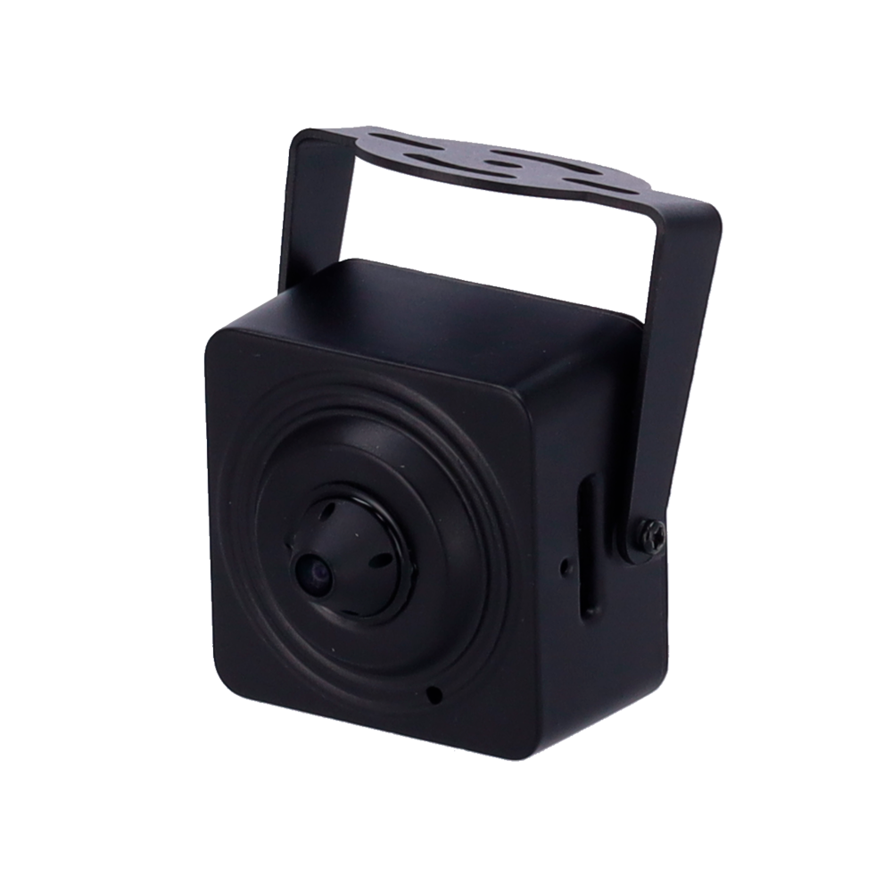(EP-IPMC020A-4-POE-PINHOLE) Mini Cámara IP AI EASY-P Pinhole - 4MP | Lente 3.7 mm - Mic | WDR 120 dB - Instalación Plug &amp; Play - Soporta UMD y Motion Detect 2.0 - PoE | P2P