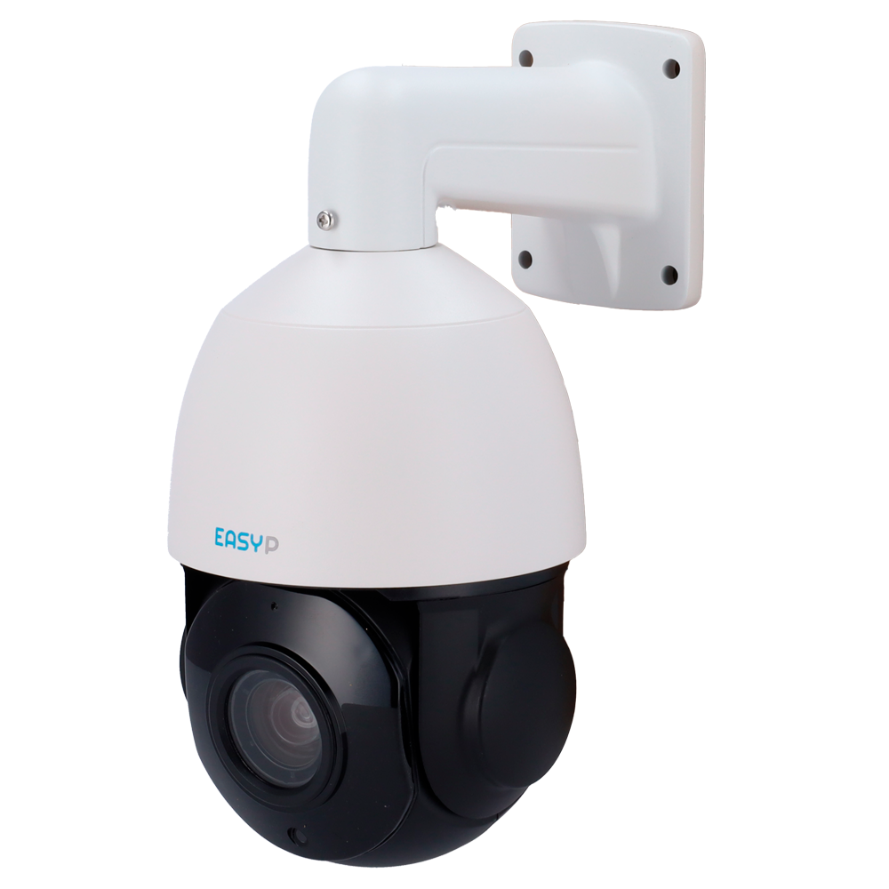 (EP-IPSD5318IT-5) Cámara Domo PTZ IP AI EASY-P - 5MP | Lente 5.35~96.3mm - IR 80m | Mic | Speaker | 18X Zoom Óptico - IA por Humanos y/o Vehículos - IP66 | WDR 120dB | PoE | RJ45