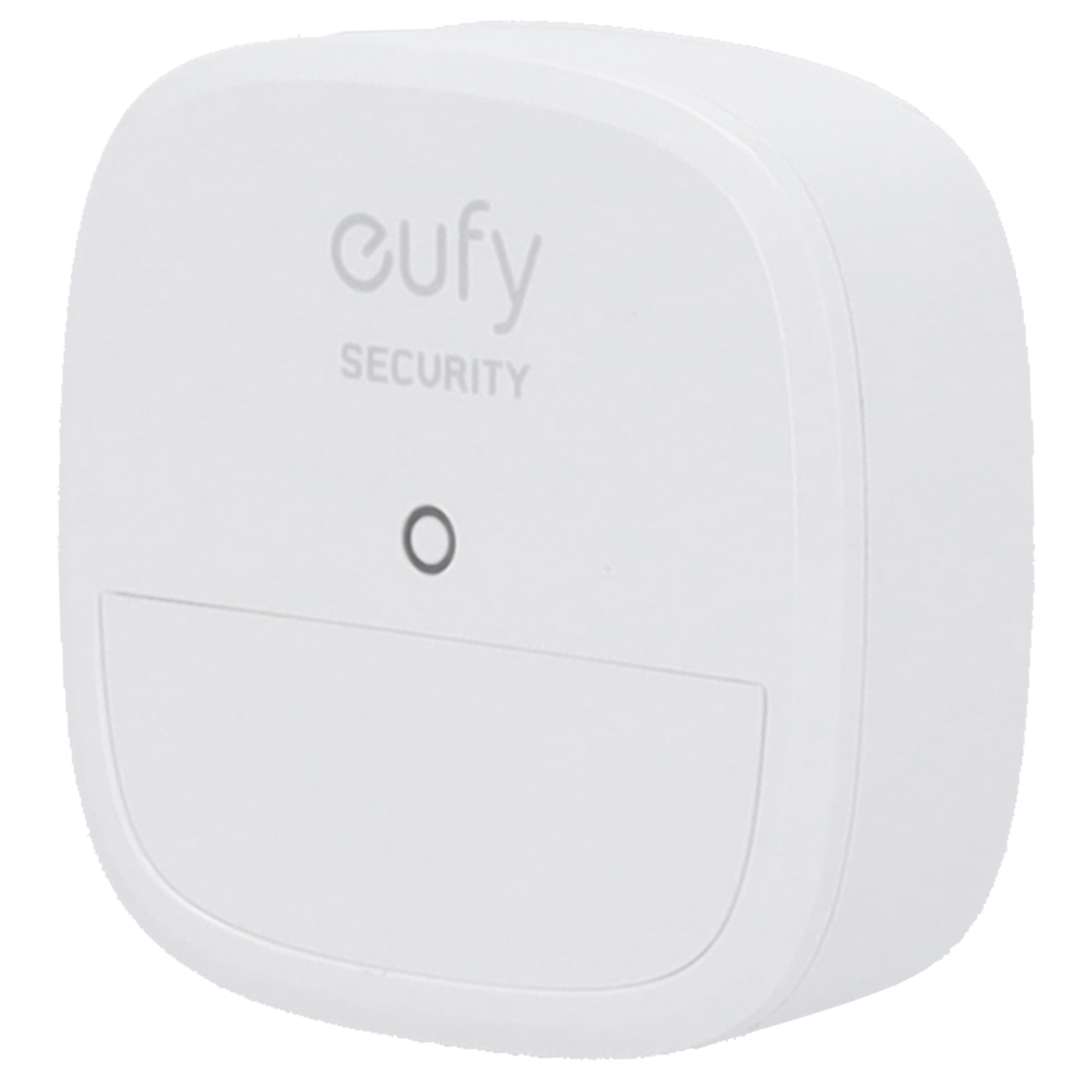 (EUFY-ALARM-MOTION) Détecteur de mouvement Eufy par Anker  - Sans fil 868 MHz - Compatible avec le système d'alarme Eufy - Bouton d'accès rapide à HomeBase - Fonctionne avec des piles - Couverture 100° / 9 m pour l'intérieur