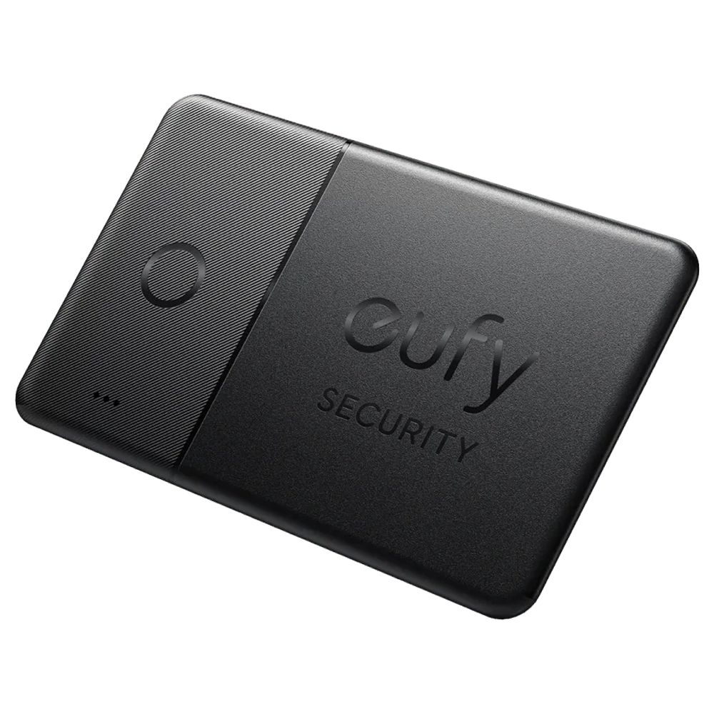 (EUFY-SMARTTRACKER-CARD) Carte à puce Eufy by Anker - Bluetooth - Compatible avec iOS Apple Find My - Bouton de mise en  lien rapide - Batterie de longue durée - Localisation précise