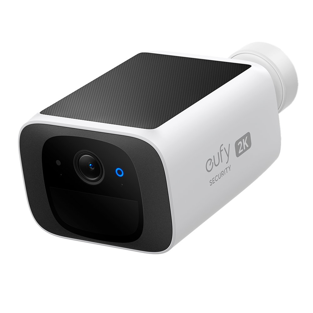 (EUFY-SOLOCAM-S220) Caméra Wifi 2K Eufy by Anker  - Détection de personnes/ faciale/de mouvements - Panneau solaire intégré - Stockage intégré 8 Go   - Autonomie illimitée - Adapté pour extérieur IP67