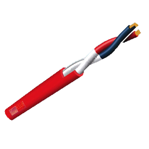 (FC15-100-C) Bobine de câble tressé blindé - Bobine de 100 mètres - Conducteur cuivre 2x1.5mm2 - Certificat  CPR Cca -1sb, a1, d1 - Certifié EN 50575 - Résistance 13.9 Ω/Km