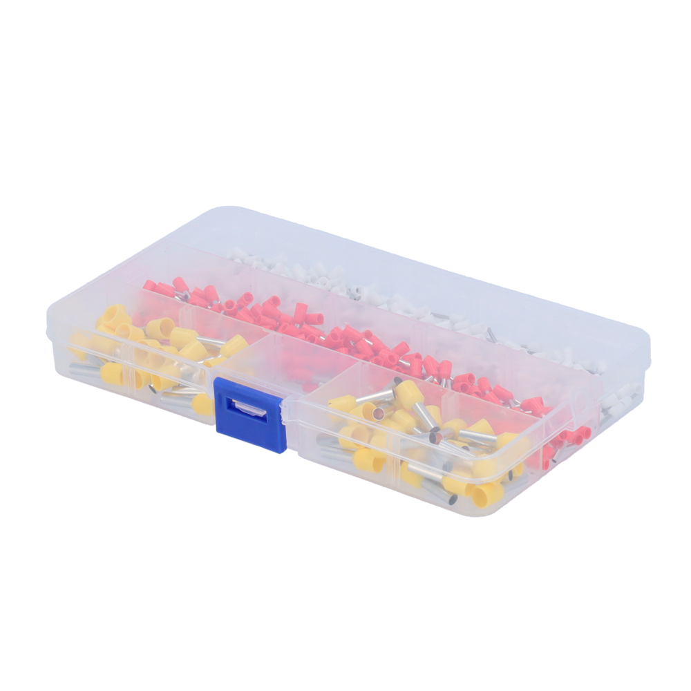 (FERRULE-KIT) Kit d'embout creux - Pour les câbles électriques - Différentes mesures - 450 Unités  -