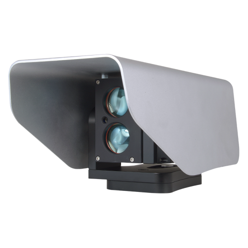 (GJD515) Détecteur laser externe GJD - Technologie laser de grande portée - Plage de détection réglable jusqu'à 500 m - Fiabilité et précision élevées - Alimentation 12 VDC / PoE IEEE 802. 3af - Usage pour extérieur
